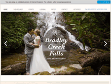 Tablet Screenshot of bradleycreekfalls.com